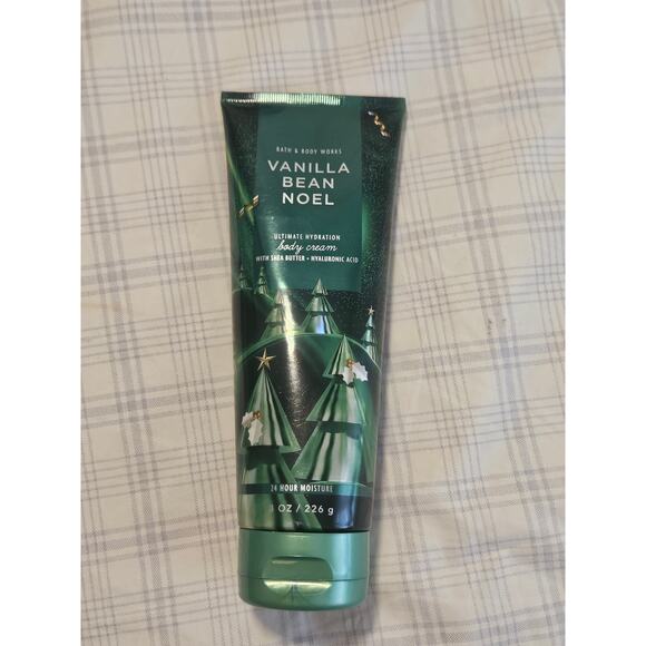 NEW Bath and Body Works Vanilla Bean Noel Shea Body Cream, Full Size 8oz 226g - Picture 1 of 3